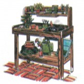 Potting Bench Table Plans