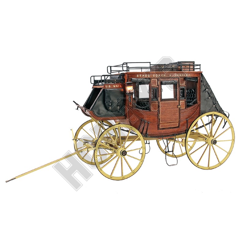 Wooden Stagecoach Model Kits