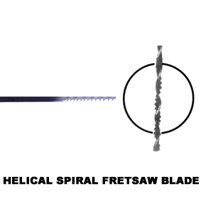 Helical Spiral Fretsaw Blades