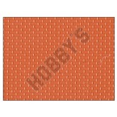 Plastic Sheet - Red Brick