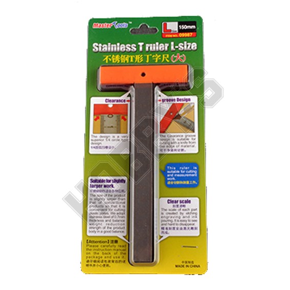 Stainless 'T' Rulers 150Ml