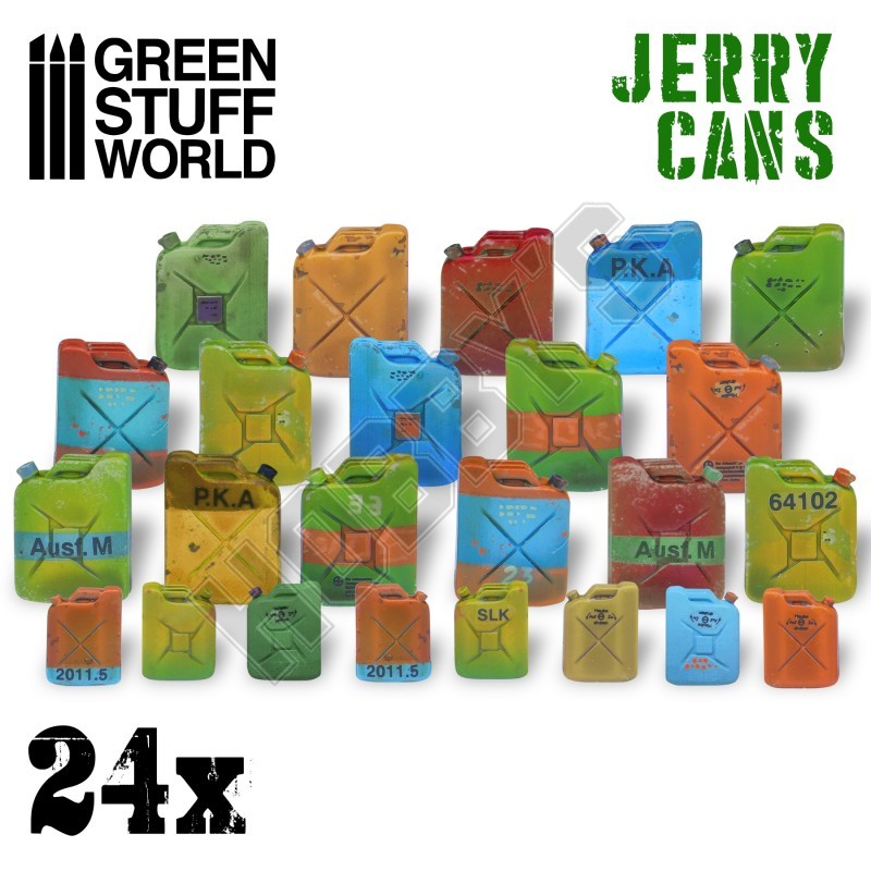 24 Resin Jerry Cans