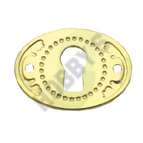 Brassed Keyhole Plate
