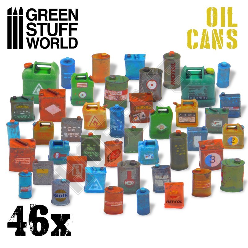 46 Resin Oil Cans