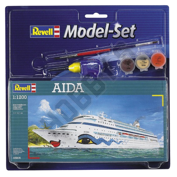 Aida Cruise Ship 1:1200 Model-set