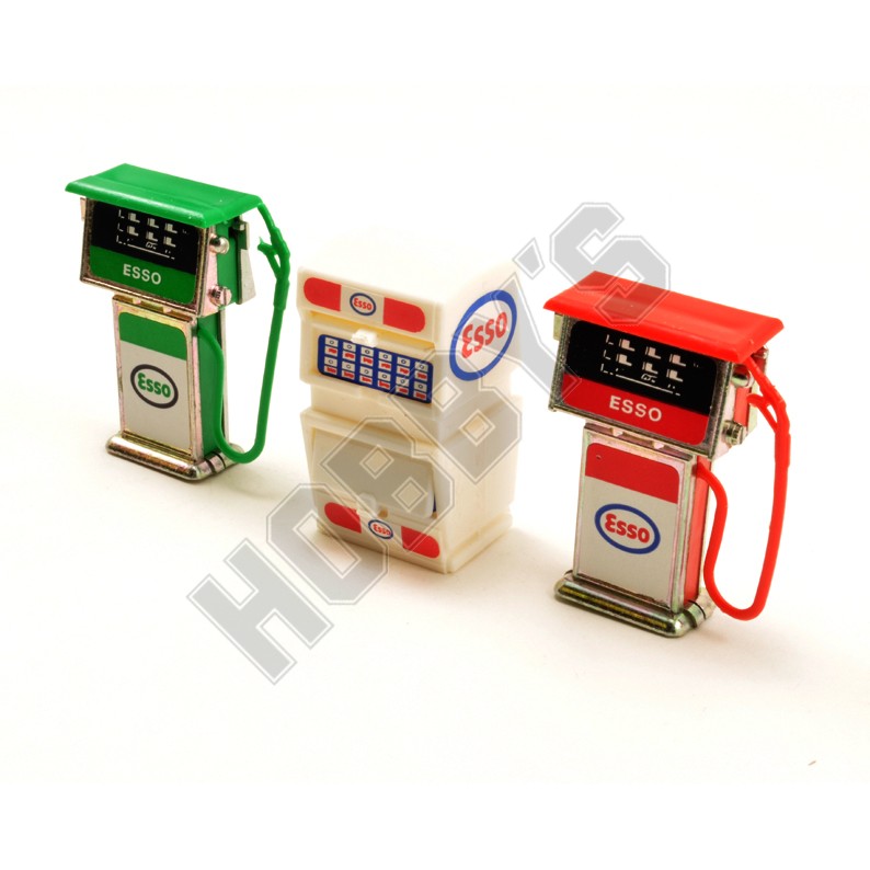 Petrol Pumps & Oil Cabinet