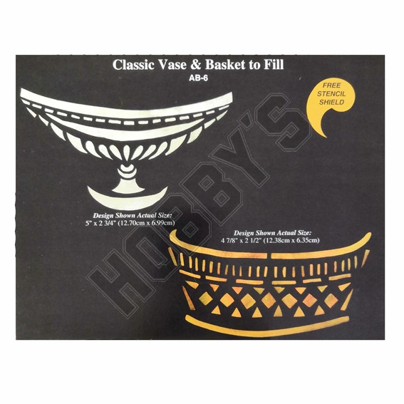 Stencils - Classic Vase & Base
