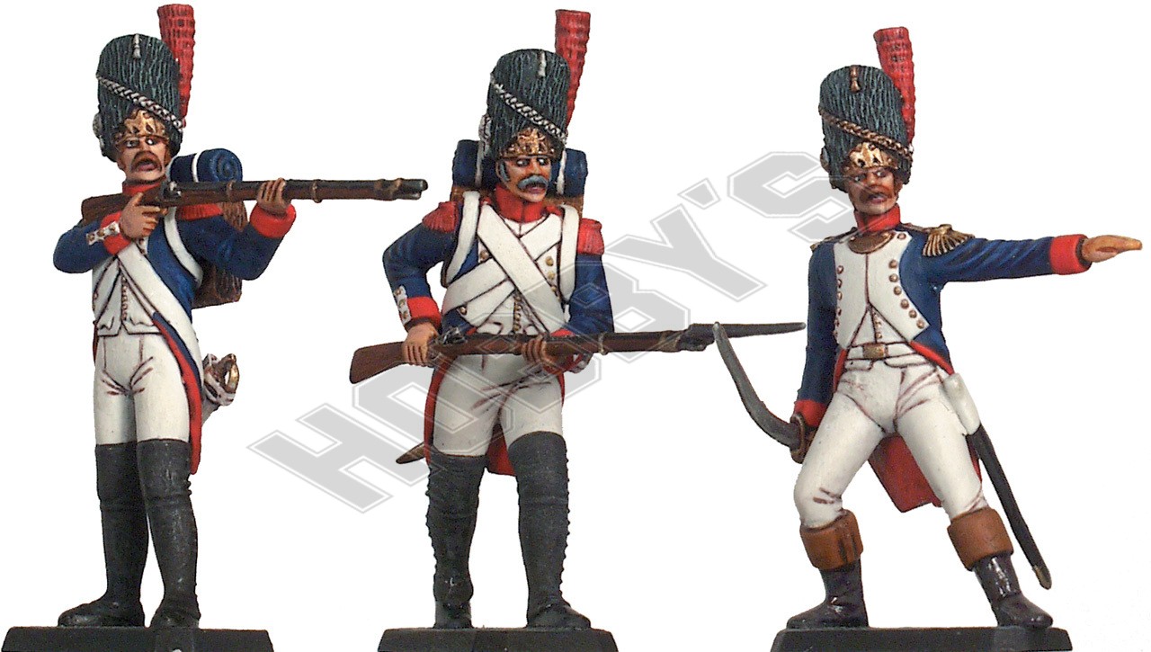 French Imperial Guards in Combat