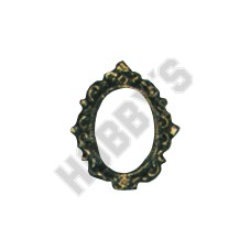 Small Oval Frame - Metal Miniature 