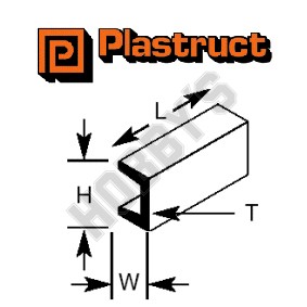 Plastruct - Deep Channel