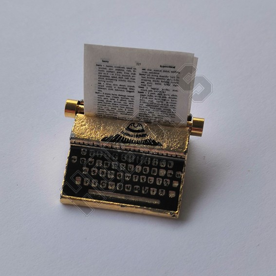 Brass Typewriter