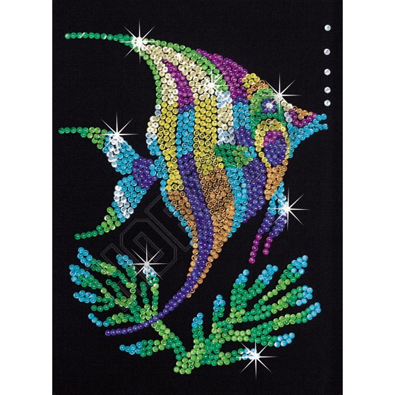 Sequin Art - Angel Fish