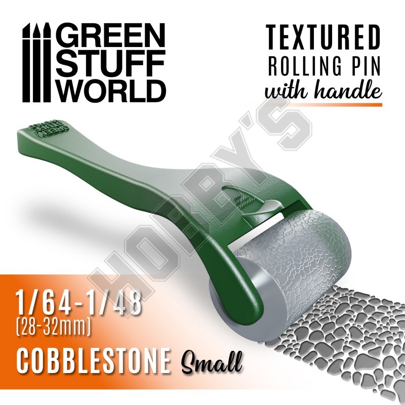Rolling pin with Handle - Cobblestone Small 