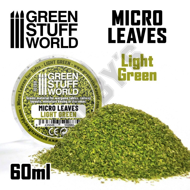 Micro Leaves - Light Green Mix