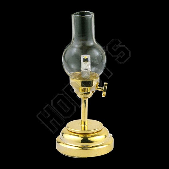 Brass Hurricane Lamp          