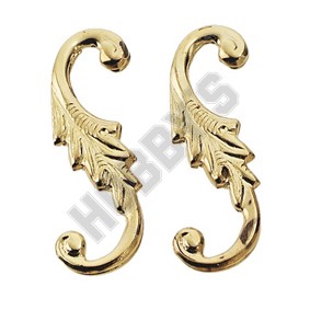 Gold-Plated S Hook Pkt. 4 