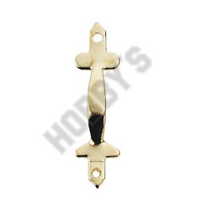 Gold-Plated Brass Door Pull