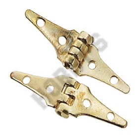 Gold-Plated Brass Triangular Hinge