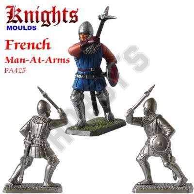 Medieval French Man-at-Arms with warhammer