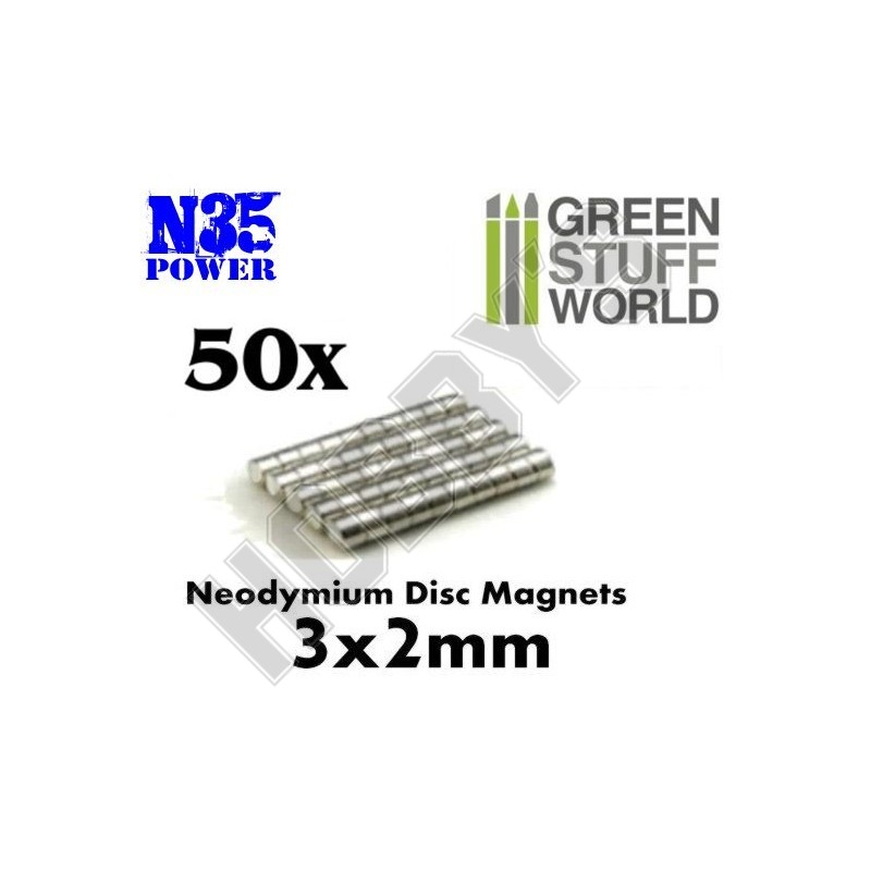 Neodymium Magnets 50Pcs 2x3mm