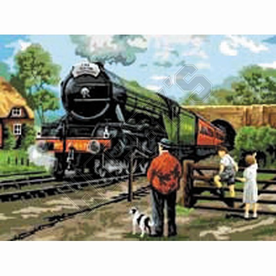 Shop Painting By Numbers - Steam Train  Hobby.uk.com Hobbys