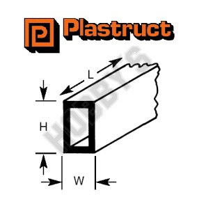 Plastruct - Rectangular Tubing 