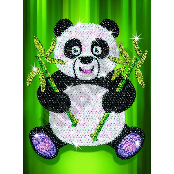 Sequin Art - Panda