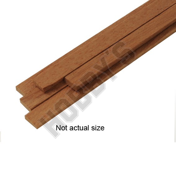 Wood Strips 1 x 3 x 500mm