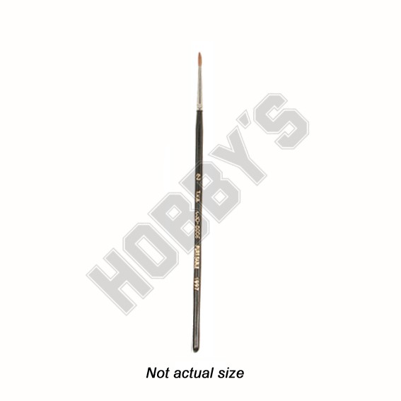 MAJOR BRUSHES Pack Of 10 Fine Sable Paint Brushes – Sizes 000 & 00 For Model Craft