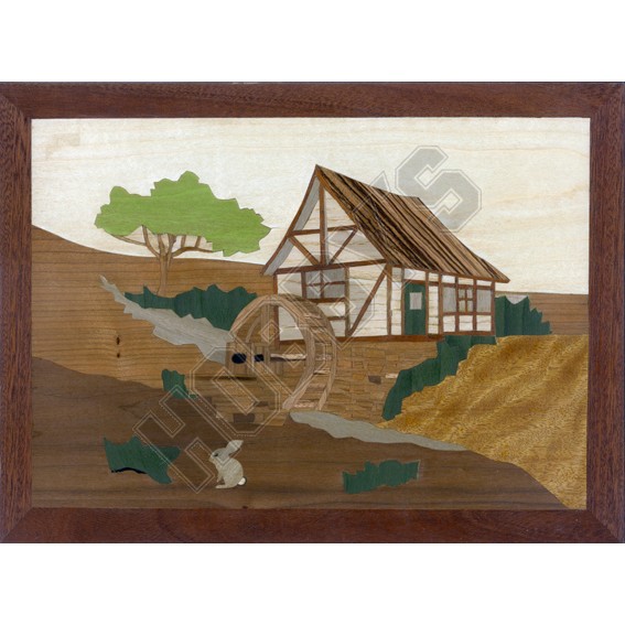 The Old Mill Marquetry