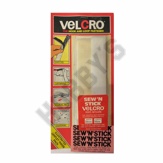 Velcro - Sew n Stick White