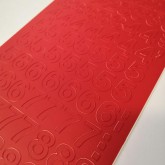 Edding Adhesive Numbers - Red