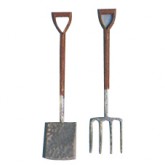 Spade & Fork - Metal Miniatures