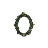Small Oval Frame - Metal Miniature 