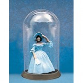 Victorian Lady In Glass Dome
