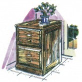 Oak File Cabinet Plan