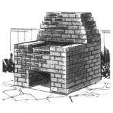 Brick Barbecue Plan 
