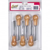 Deluxe Wood Carving Sets 6pc