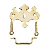 Gold-Plated Chippendale Drawer Pull