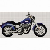 Harley Davidson Low Rider - Cross Stitch