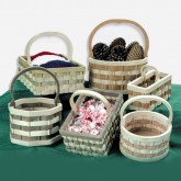 Wooden Basket - Set 1