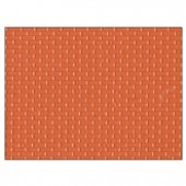 Plastic Sheet - Red Brick