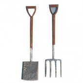 Spade & Fork - Metal Miniatures
