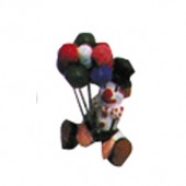 Clown Balloons - Metal Miniature
