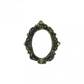 Small Oval Frame - Metal Miniature 