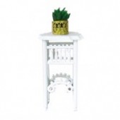 White Plant Stand
