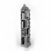 Colonial Corner Bookcase Plan 