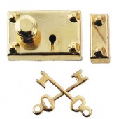 Gold-Plated Americana Lock