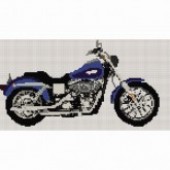 Harley Davidson Low Rider - Cross Stitch