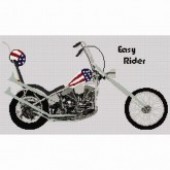 Easy Rider Chopper - Cross Stitch